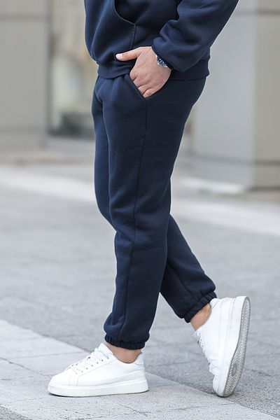 BayBayan Ανδρικό Jogger Φούτερ με ελαστικό πόδι και χοντρό βαμβακερό εσωτερικό