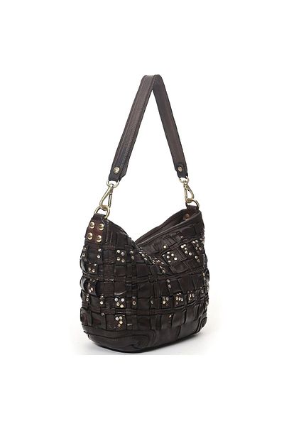 Campomaggi Schultertasche Leder 25 cm