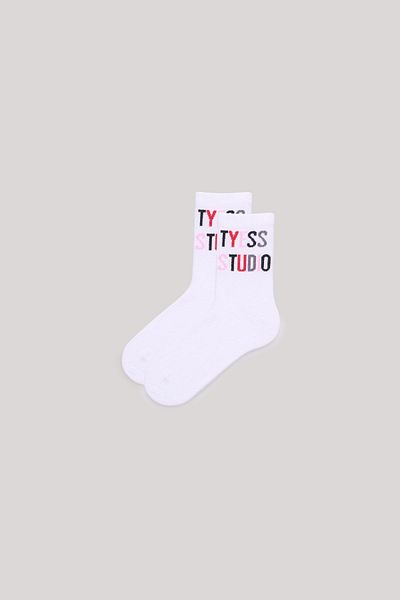 Tyess BG Store Girl's White Socks