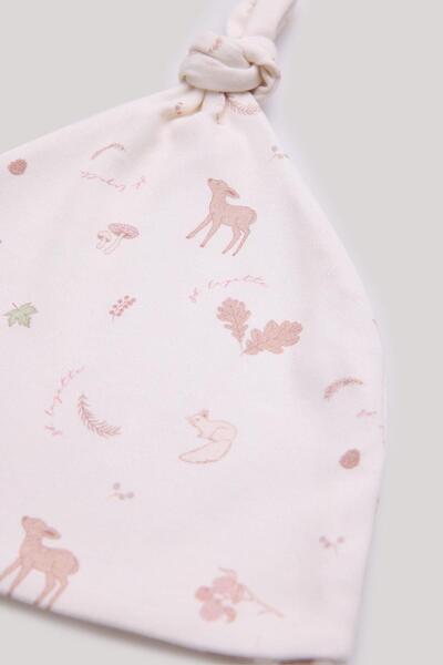 Layette Bg Store Baby Girl Patterned Beret