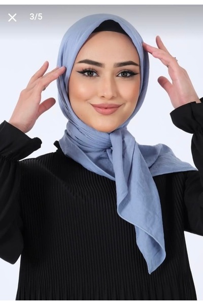 haremscarfs Harem Scarf Amor Şal Kot Mavi