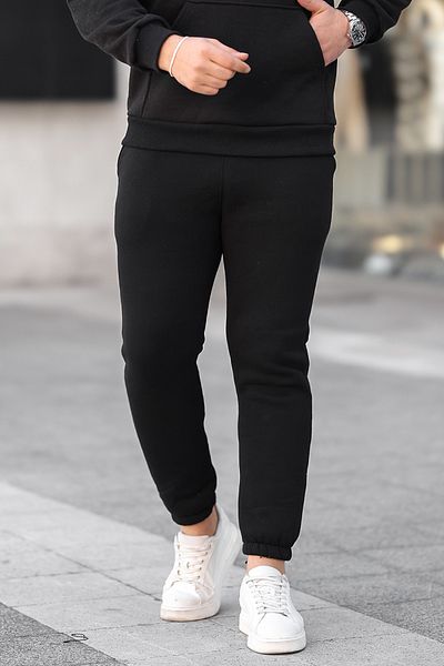 BayBayan Ανδρικό Jogger Φούτερ με ελαστικό πόδι και χοντρό βαμβακερό εσωτερικό