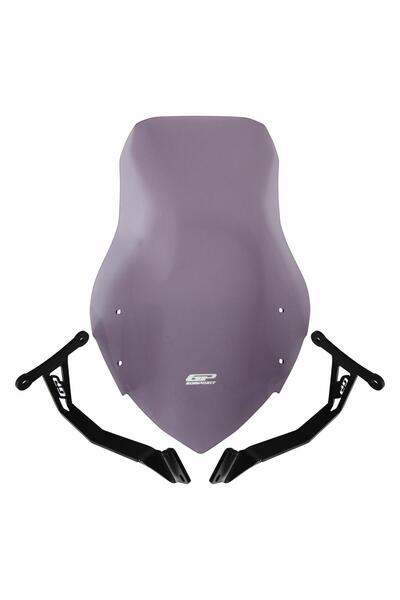 GP KOMPOZİT Gp Kompozit Honda Cb125f 2023-2024 Uyumlu Tur Camı Füme 60 Cm