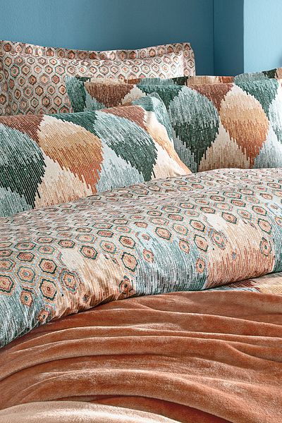 Puffy Belta Single Blanket Duvet Cover Set - Orange