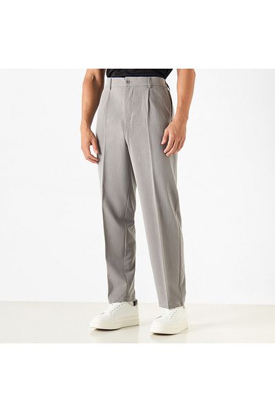 Emperor Emperor Relaxed Fit Full Length Pleated Trousers