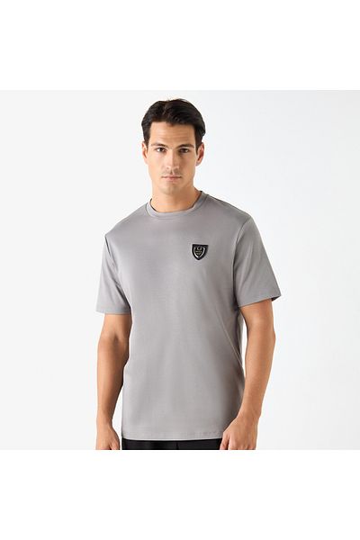 Emperor Applique Detail T-shirt with Short Sleeves