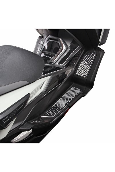 GP KOMPOZİT Honda Forza 250 2018-2025 Uyumlu Basamak Alüminyum Gri