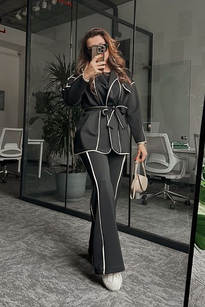 Poliyance Asian Black Suit
