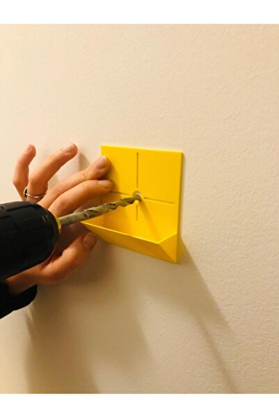 Minyatür Bahçem Matkap Hizalama Ve Toz Tutucu Sarı Renk