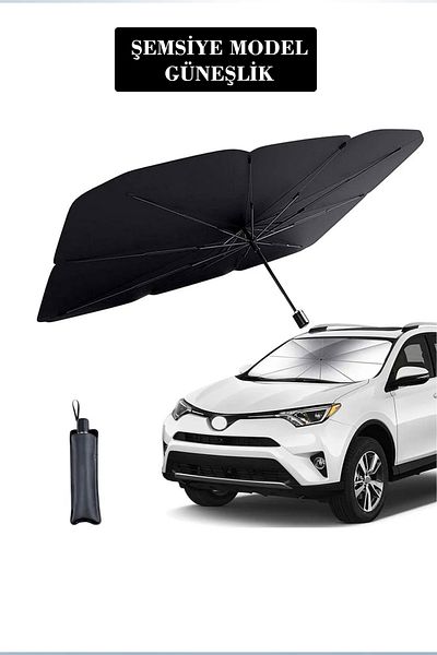 CONOCER New Model Car Sun Shade Protector Umbrella Auto Front Windshield Sunshade with Rear View Mirror Baffle 140*80cm