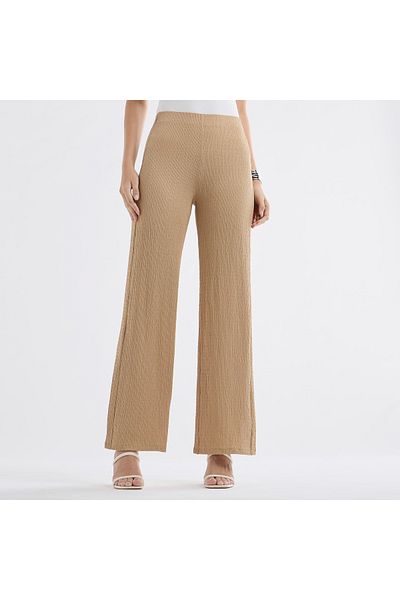 FAV Textured Wide Leg Pants