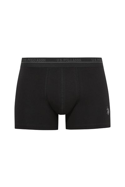 U.S. Polo Assn. Η.Π.Α. Polo Assn. Ανδρικό 200 Black-Anthracite Melange Boxer Σετ 3 τεμαχίων