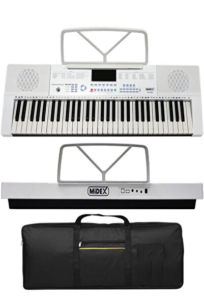 Midex PS-2300WH 61 Tuşlu Org Seti Beyaz Kaliteli Başlangıç İçin Uygun