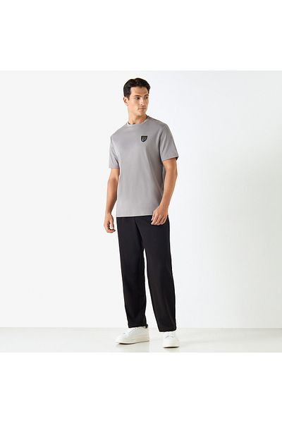 Emperor Applique Detail T-shirt with Short Sleeves