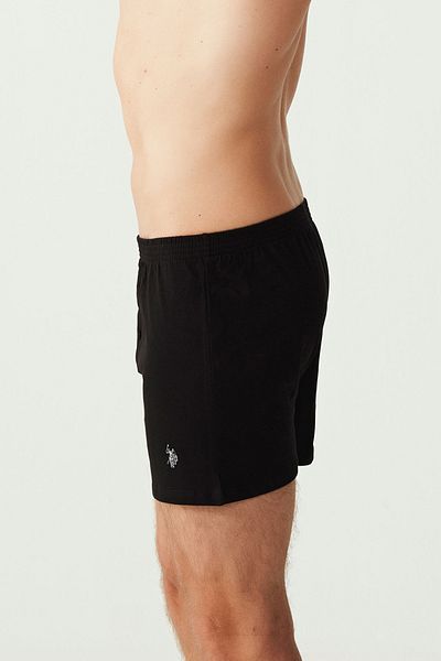 U.S. Polo Assn. Ανδρικό μαύρο μποξεράκι