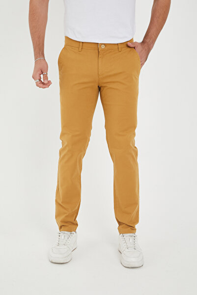 BROCARD Men's Winter Slimfit Fit Lycra Casual Chino Pants