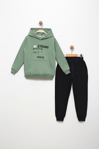 Favo Kids 6-9 Years Boy's Cotton Sweatshirt and Jogger Tracksuit Set