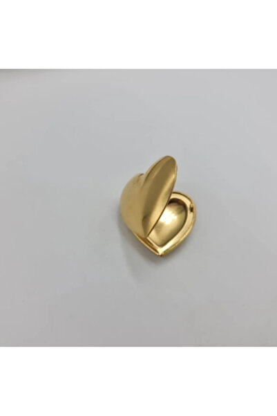 SE Jewellery Gold İçi Boş Kalp Fotoğraflık Kolye Ucu