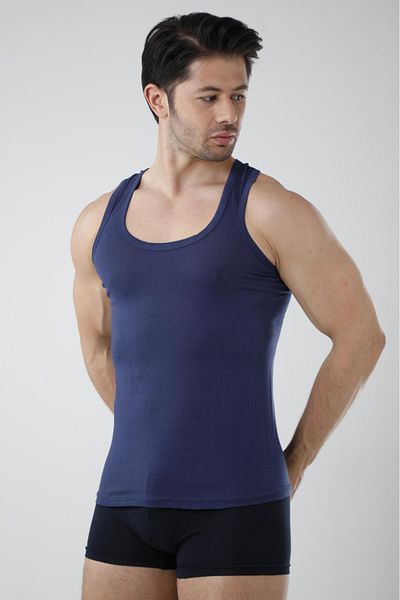 Gizem iç giyim Mystery Underwear Dark Blue Men's Undershirt