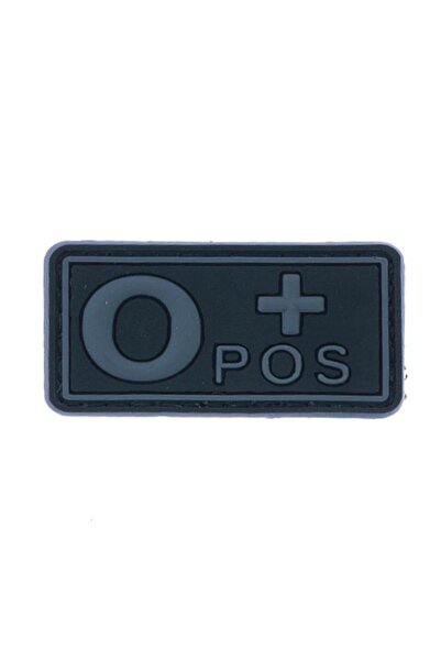 SINGLE SWORD شارة عسكرية لفرقة ميل تيك، رقعة O Rh + أسود