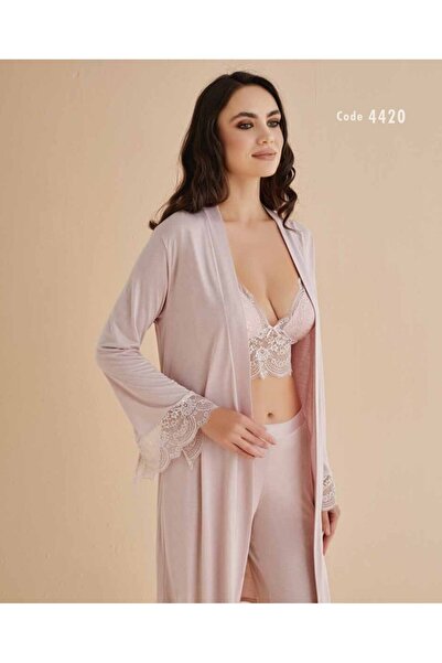 Alissa Women's Nightgown Dressing Gown Set 4420