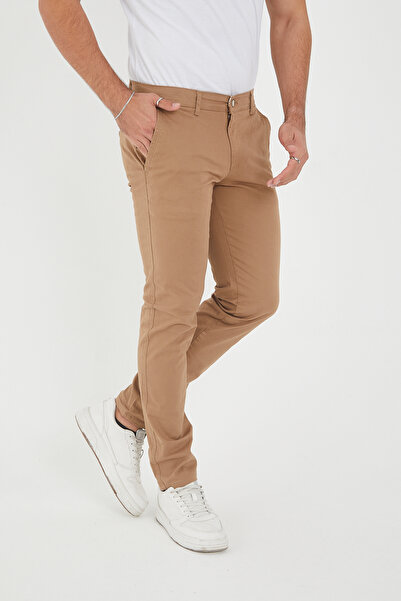 BROCARD Erkek Kışlık Slimfit Kalıp Likralı Rahat Chino Pantolon