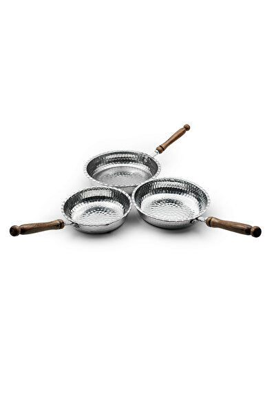 ANTEPSEPETİ Aluminum Single Handle 3 Piece Pan