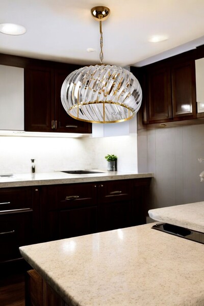 KLAS AYDINLATMA BEGONYA 3LÜ LÜX KRİSTAL MODERN AVİZE