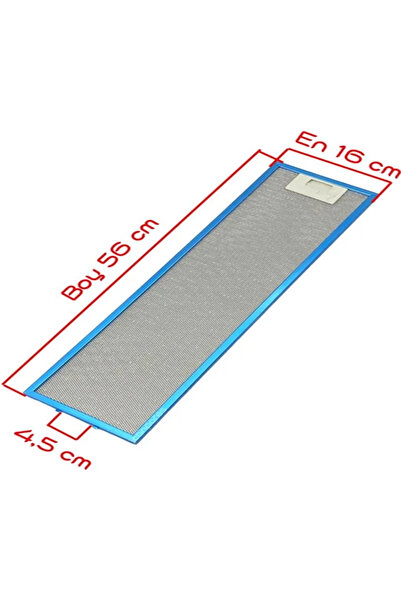 Home 560x160mm Kumtel Davlumbaz Filtre 56X16 CM Yedek Parça mutfak havalandır...