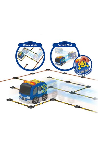 Silverlit Tooko Programmable Police Vehicle Game Set