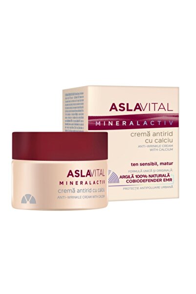 Aslavital Kalsiyumlu kırışıklık önleyici krem 50ml