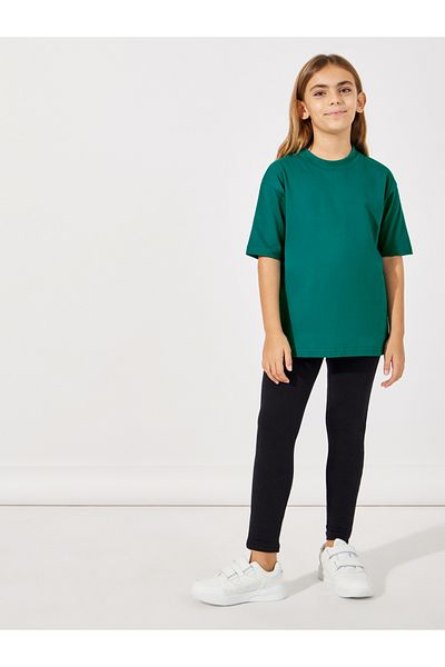 Styli Solid Oversized T-Shirt & Leggings Set