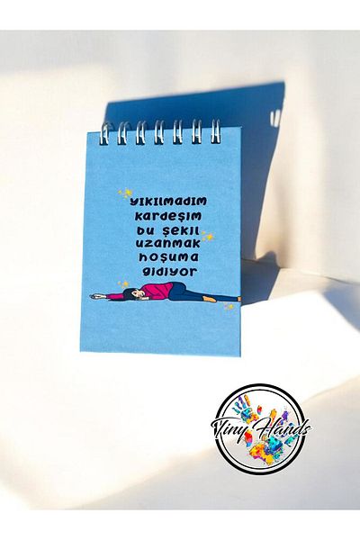 tiny hands Mini Notepad 7*10cm Hard Cover Notepad Writing Themed Notepad Homework Notebook