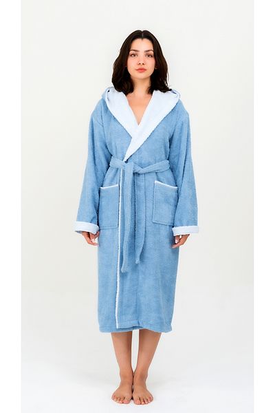 EMİLLİE - 100% BUMBAC - HALAT DE BAIE UNISEX BELLA CURLY (DUBĂ CULOARE)