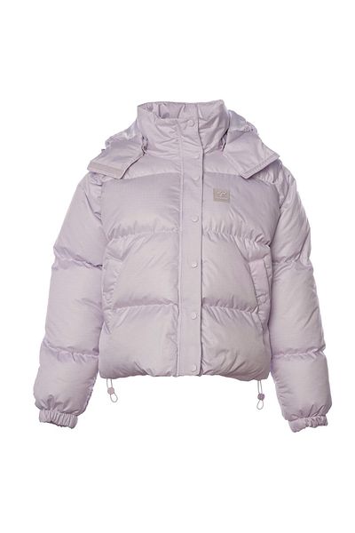 hummel Βενετσιάνικο γυναικείο παλτό με ροζ κουκούλα