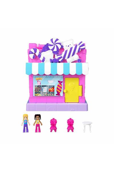 Polly Pocket Pollyville Şeker Dükkanı Oyun Seti HNB03
