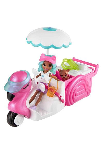 Polly Pocket Flamingo Moped HWP24
