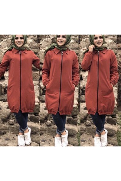 Yaren Moda Women's midi length quilted coat