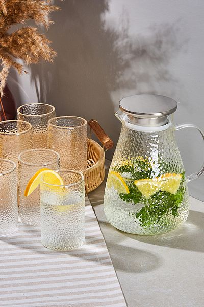 Perotti Savio 7 Piece Glass and Jug Set