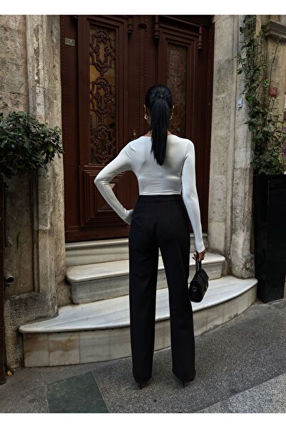 OUZ Fashion Women's Pre Stitched Polyviscose Trousers