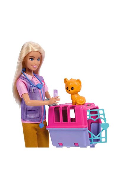 Barbie مجموعة ألعاب بيطرية صغيرة HRG50