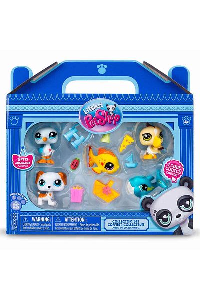 Littlest Pet Shop Minişler 5-piece figure set s1 - minişler on vacation