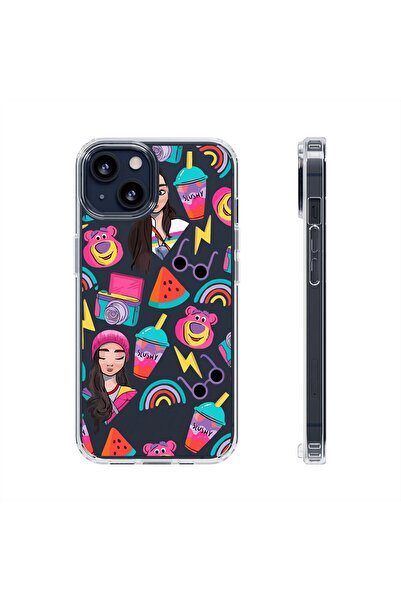 izzytech حافظة هاتف مطبوعة شفافة لهاتف iPhone 6 Plus/6s Plus حافظة هاتف متينة...