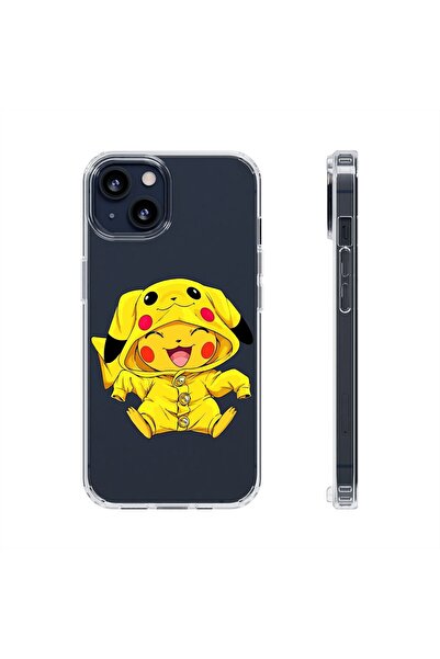 izzytech حافظة هاتف مطبوعة شفافة لهاتف آيفون 16 برو حافظة هاتف متينة بنمط