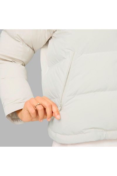 Puma White Stand Collar Mono Women's Coat