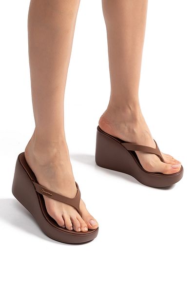 İpanema Γυναικείες σαγιονάρες καφέ High Fashion Thong - 35/40
