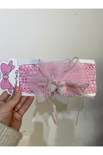 karpuzbutiks Tüllü Kelebek Süslü Bebek Bandana
