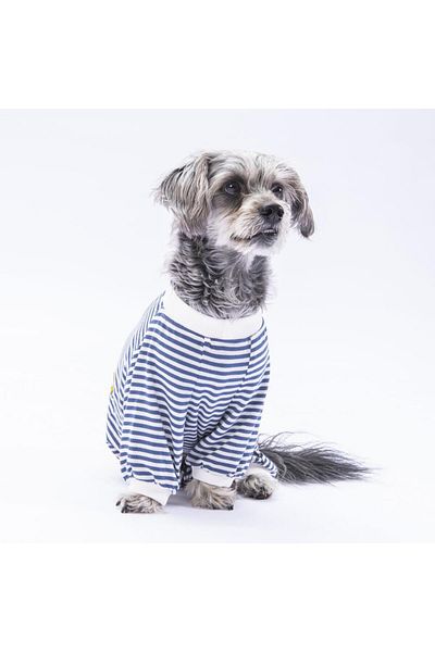 Pawstar Navy Blue Let Me Sleep Cat Dog Jumpsuit and Outfit