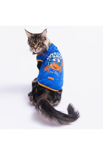 Pawstar Saks Crab Cat Dog T-Shirt - Cat Dog Outfit