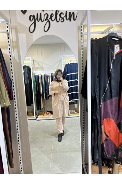 Nuss Beige Modal Suit 6012